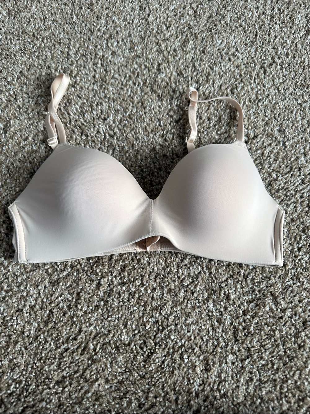 aerie Beige Lightly Padded T-Shirt Bra